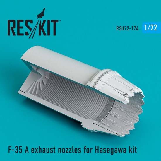 1/72 Lockheed Martin F-35A Lightning II Exhaust Nozzles for Hasegawa kit