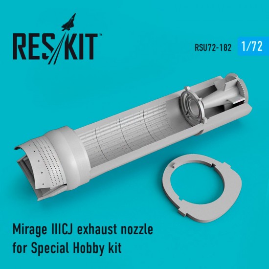 1/72 Mirage Iiicj Exhaust Nozzle for Special Hobby Kit