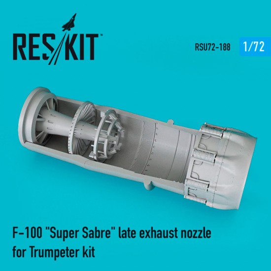 1/72 F-100 Super Sabre Late Exhaust Nozzle for Trumpeter Kit