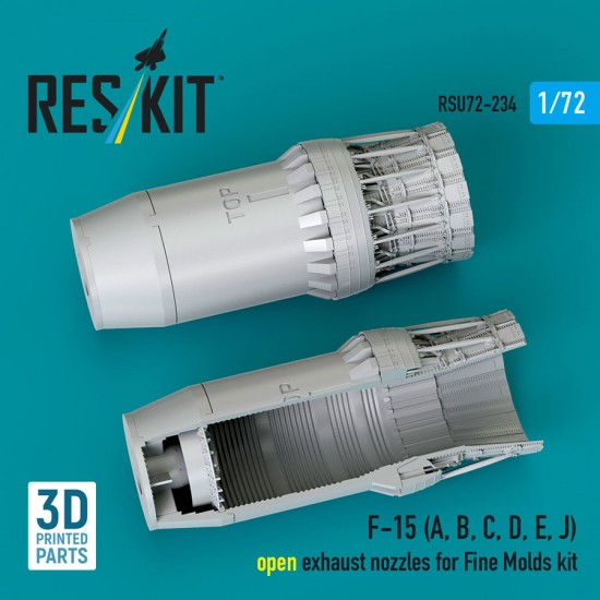 1/72 F-15 (A/B/C/D/E/J) Open Exhaust Nozzles for Fine Molds Kit