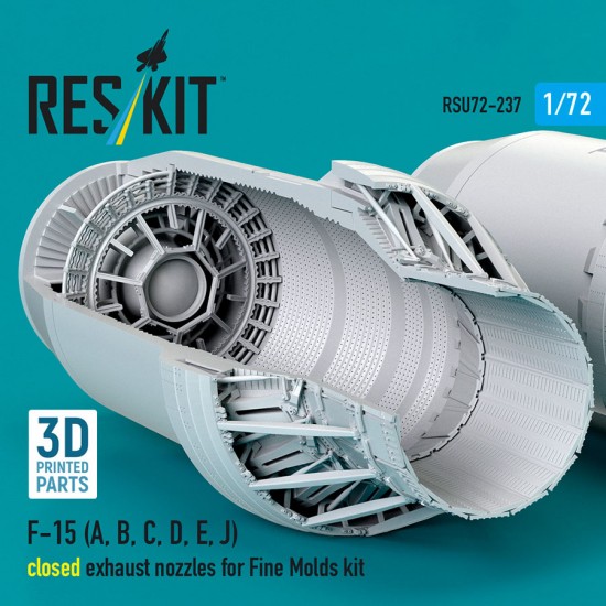1/72 F-15 (A/B/C/D/E/J) Closed Exhaust Nozzles for Fine Molds Kit