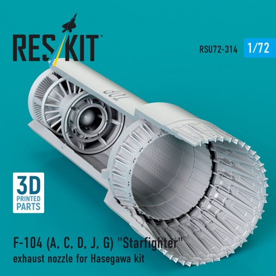 1/72 F-104 (A/C/D/J/G) Starfighter Exhaust Nozzle for Hasegawa Kit