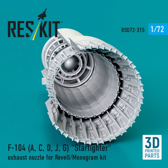 1/72 F-104 (A/C/D/J/G) Starfighter Exhaust Nozzle for Revell/Monogram Kit
