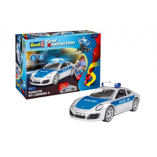 1/20 Porsche Police Car with Light & Sound