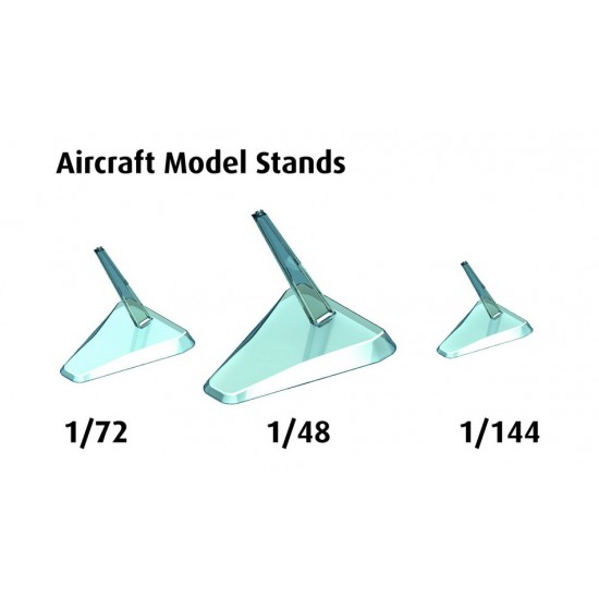 Aircraft Model Stands for 1/144, 1/72 & 1/48 Scale