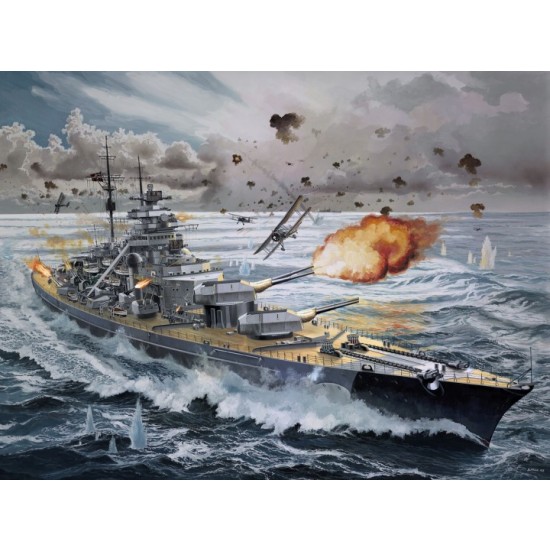1/350 Bismarck Battleship [Platinum Edition]