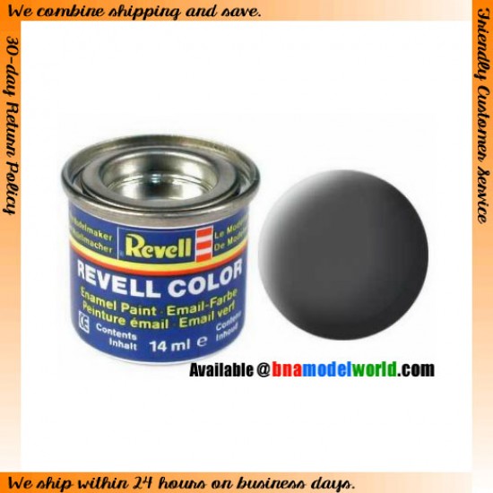 Enamel Paint - Matt Olive Grey 14ml