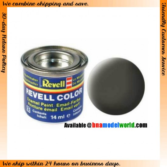 Enamel Paint - Matt Greenish Grey 14ml
