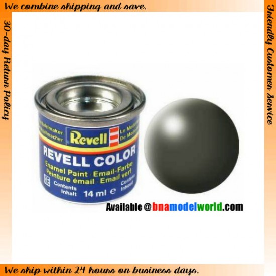 Enamel Paint - Silk Olive Green 14ml