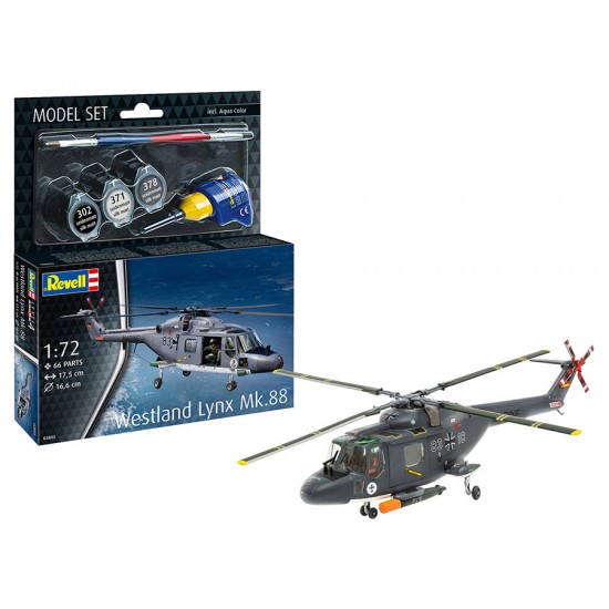 1/72 Westland Lynx Model Set (kit, paints, brush and glue)