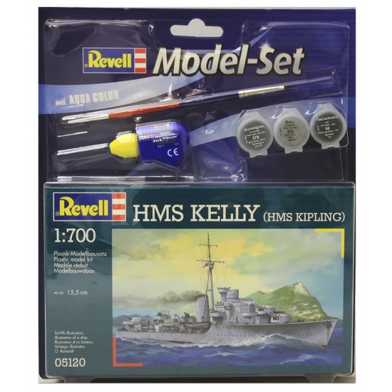 1/700 HMS Kelly (HMS Kipling) Model Set