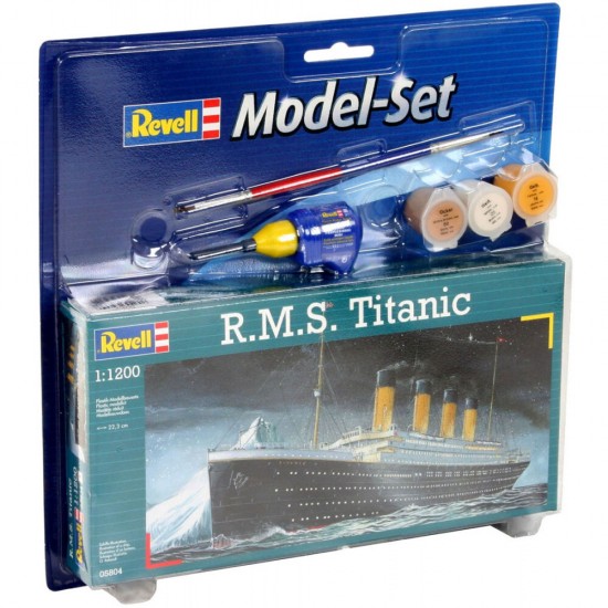 1/1200 RMS Titanic w/Paints, Brush, Glue