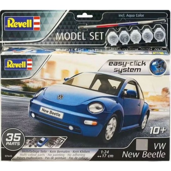 1/24 VW New Beetle Model Set