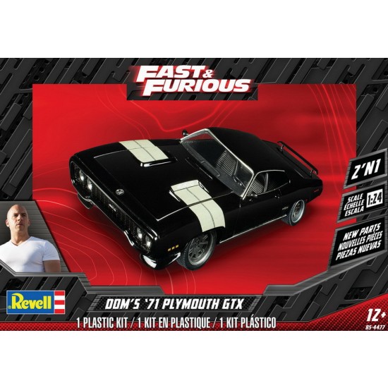 1/24 Dom's '71 Plymouth GTX 2' in 1