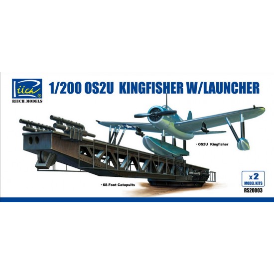 1/200 Vought OS2U Kingfisher with Launcher (2 Sets)