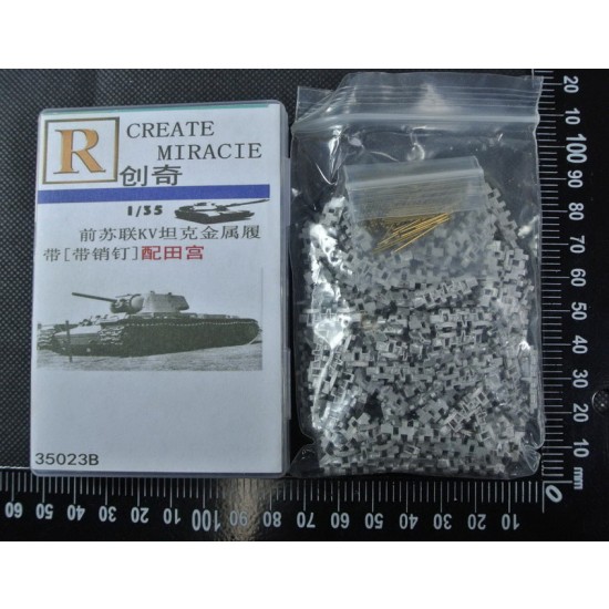 1/35 Soviet KV Tank Metal Tracks for Tamiya kits w/Pins