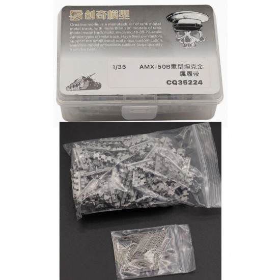 1/35 French AMX-50B Tank Metal Tracks