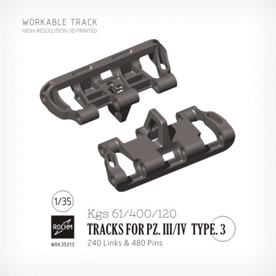 1/35 Kgs 61/400/120 Workable Tracks for Pz.III/IV Type.3