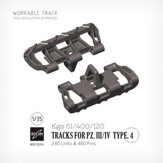1/35 Kgs 61/400/120 Workable Tracks for Pz.III/IV Type.4