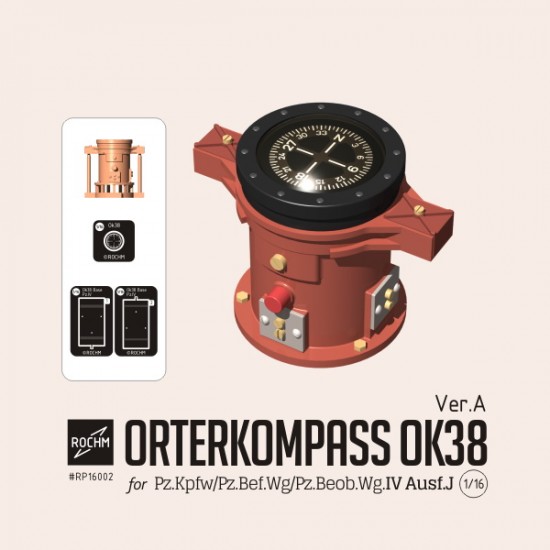1/16 Orterkompass OK 38 Ver.A for PzKpfw/PzBef.Wg/PzBeob.Wg.IV Ausf.J