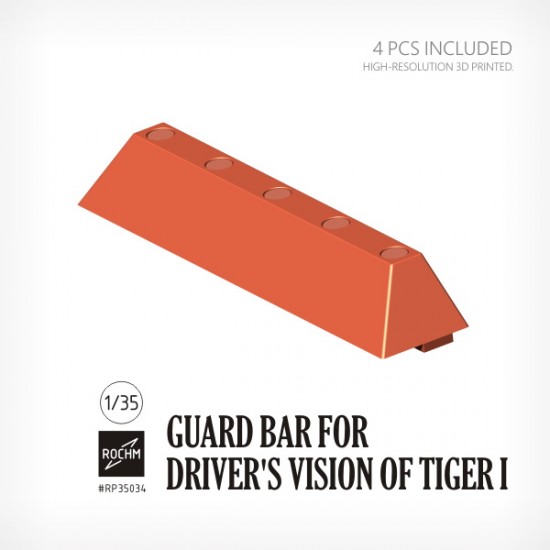 1/35 Guard Bar for Driver's Vision of Tiger I (4pcs)