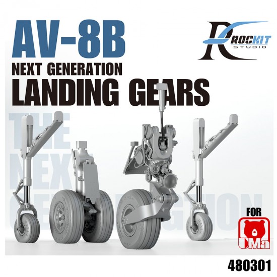 1/48 AV-8B Harrier II plus Next-Gen Landing Gears for UMa kits