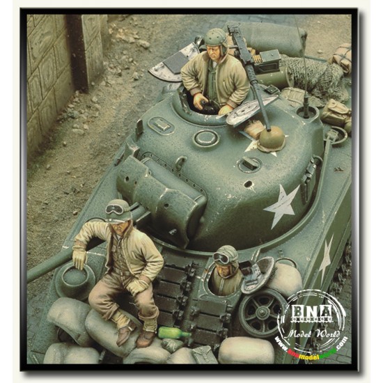 1/35 WWII US Sherman Crew