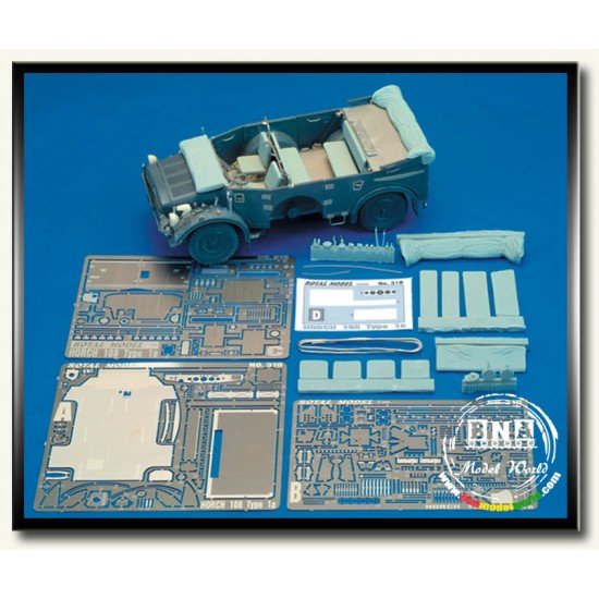 1/35 Horch 108 Type 1A Detail Set for Tamiya kit #35052