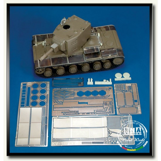 1/35 Russian KV-1B/KV-2 Tank Detail-up Set for Tamiya kit #35142/35063