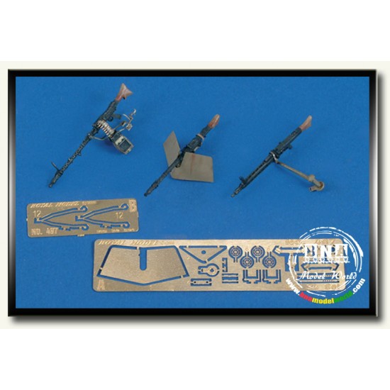 1/35 MG 34/42 Set for WWII German Tanks and Halftracks