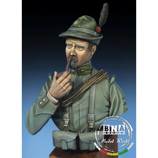 1/10 Tenente degli Alpini 1915-1918 Bust