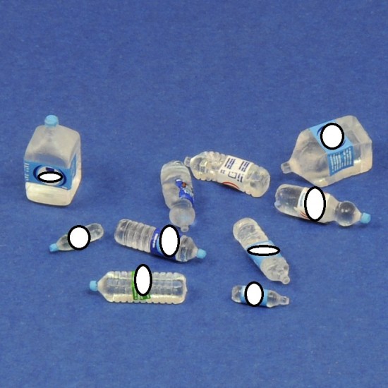 1/35 Water Bottles (resin & decals)
