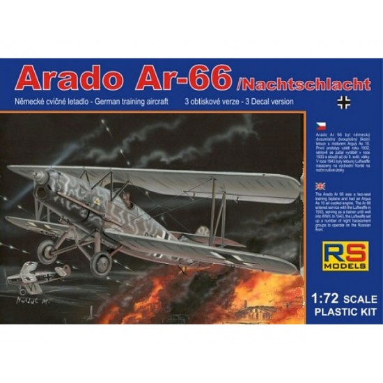 1/72 Luftwaffe Arado 66 Nachschlacht Single-seater