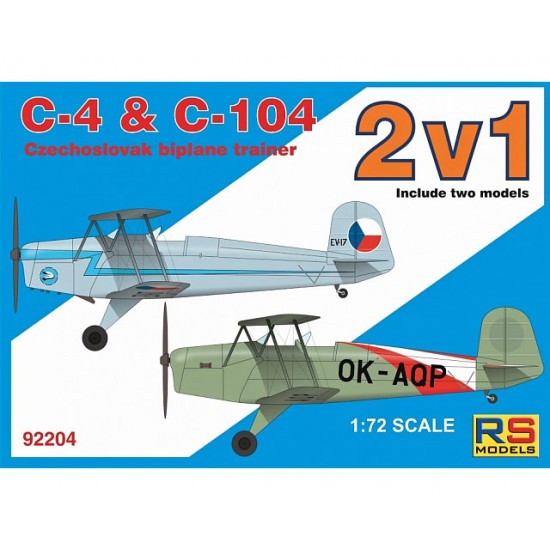 1/72 CzechoSlovak C4 & C104 (double kit)
