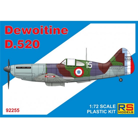 1/72 Dewoitine D-520 Fighter Aircraft