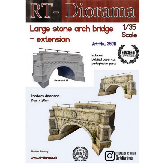 1/35 Large Stone Arch Bridge - Extension