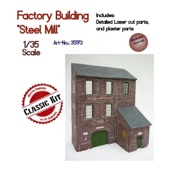 1/35 Factory Building Steel Mill (Modular System)