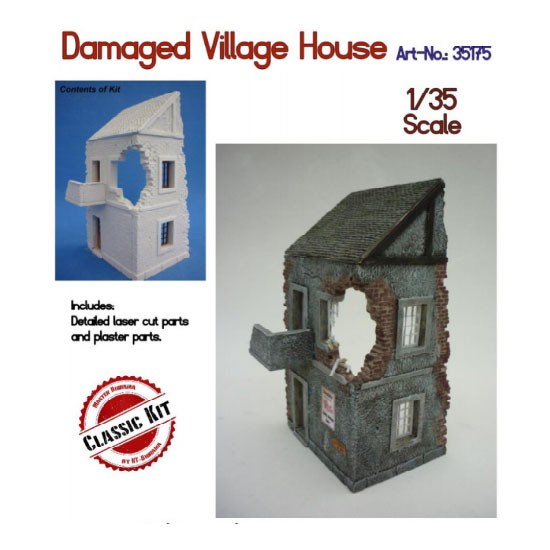 1/35 Damaged Village House