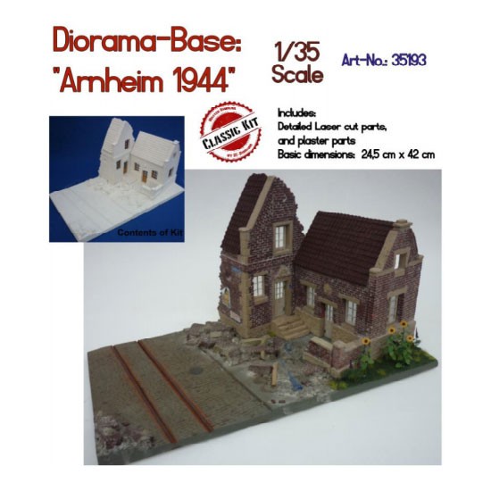 1/35 Diorama-Base: Arnheim 1944