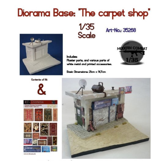 1/35 Diorama-Base: The Carpet Shop