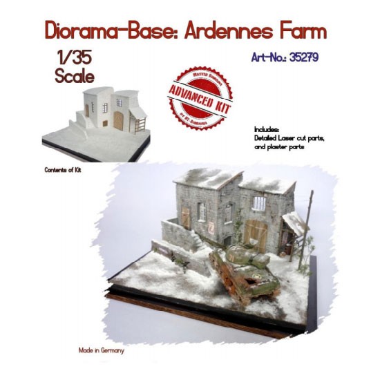 1/35 Diorama-Base: Ardennes Farm