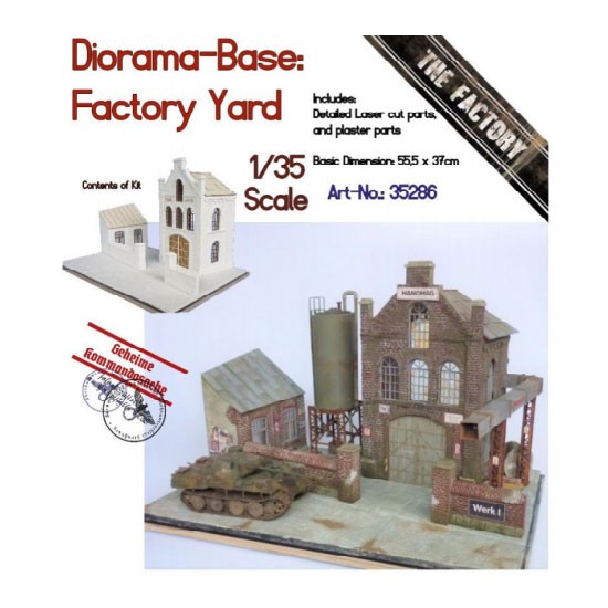 1/35 Diorama-Base: Factory Yard