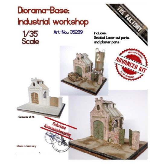 1/35 Diorama-Base: Industrial Workshop