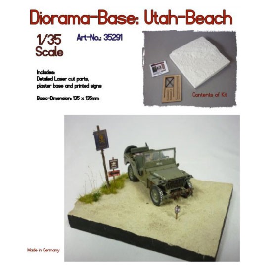 1/35 Diorama-Base: "Utha Beach"