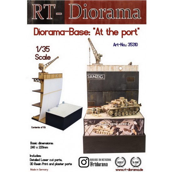 1/35 Diorama-Base: "At the Port"