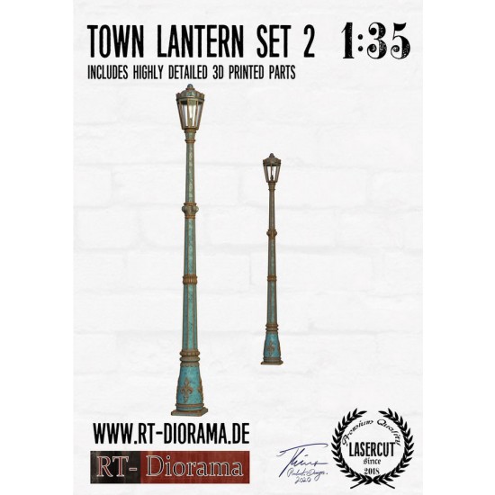 1/35 Town Lantern Set Type 2 (2pcs)