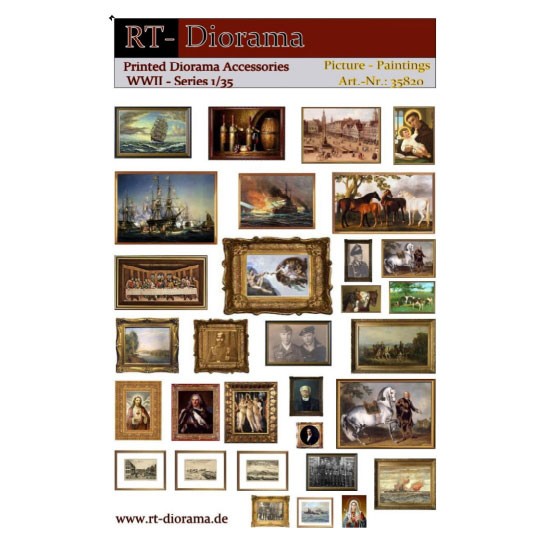 1/35 Printed Accessories: Pictures Paintings