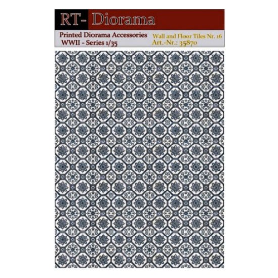 1/35 Printed Accessories: Wall and Floor Tiles Nr.16