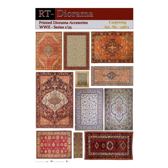 1/35 Printed Accessories: Carpeting (Teppiche)