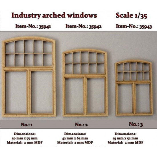 1/35 Industry Arched Windows No.1
